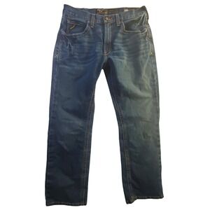 Ariat Rebar M5 Ironside DuraStretch Straight Leg Jeans Mens 32x30 Medium Wash